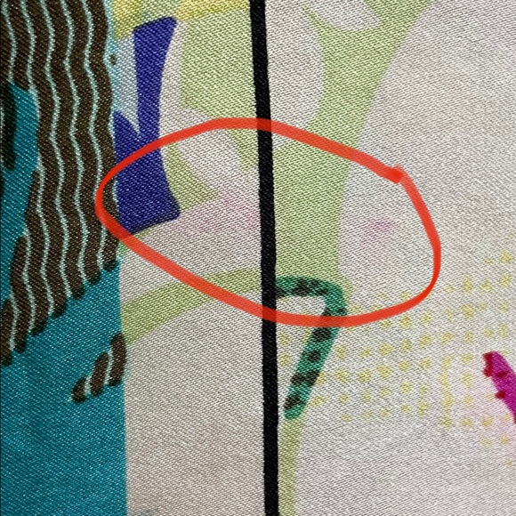 Echo colourful square silk scarf - Picture 10 of 11